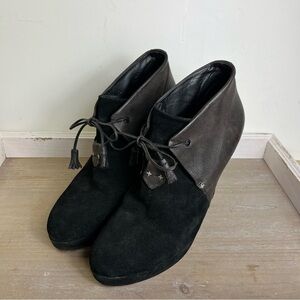 Rag & Bone Ankle Booties | Suede & Leather Lace-Up | Size 39 | Y2K Grunge Luxe